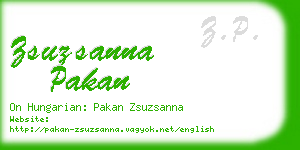 zsuzsanna pakan business card